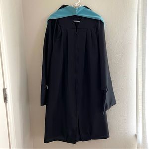 Black Master's Graduation Cap & Gown